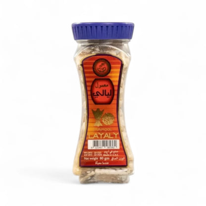 Mamool Layaly Bakhoor by Zahrath Al Aqsa – Premium Arabic Incense, 80g | Oud, Musk, Amber & Sandal Fragrance - Damoo