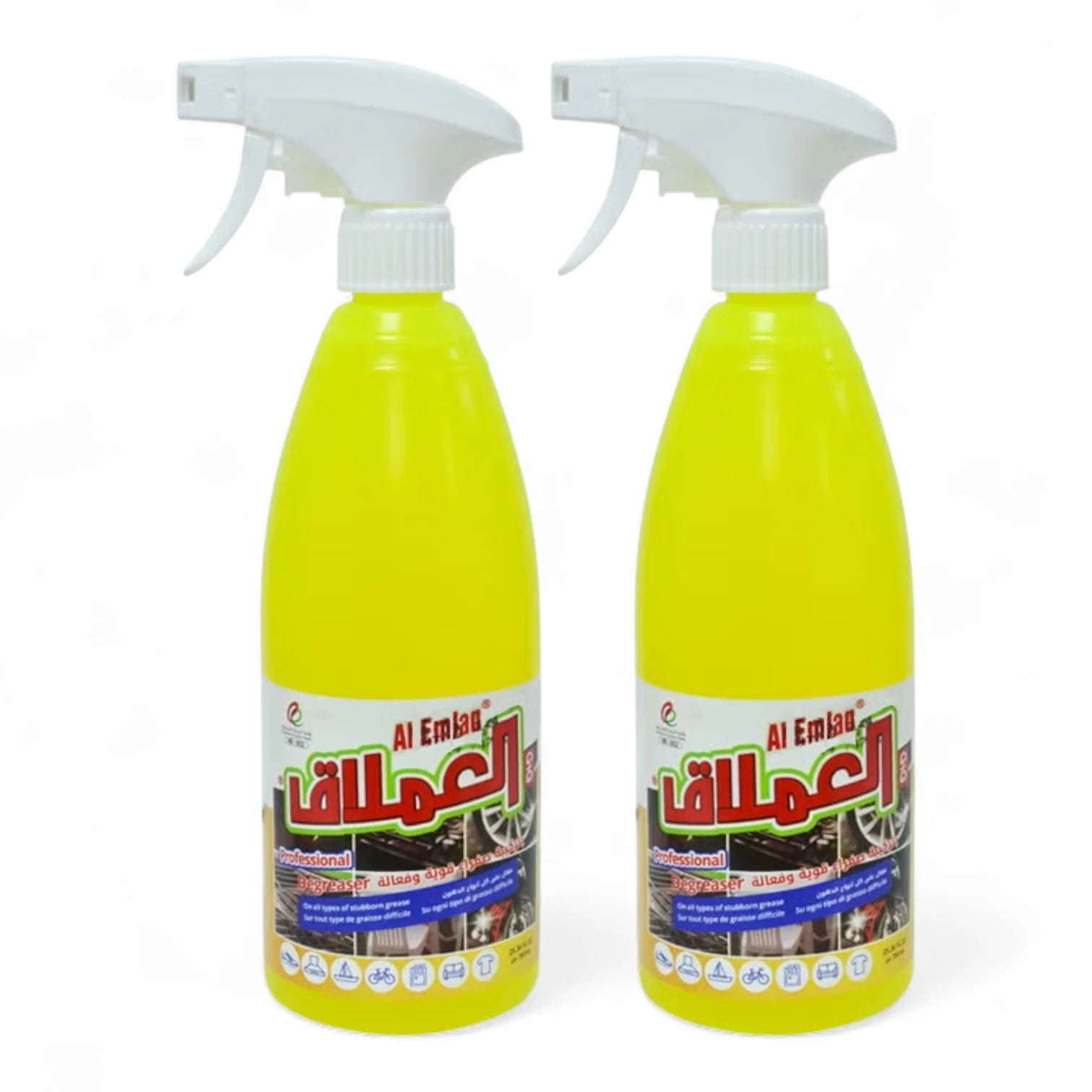 Al Emlaq Multipurpose Degreaser 750ml – Pack of 2 | Heavy-Duty Kitchen & Household Cleaner for Grease, Oil, and Stains - Damoo