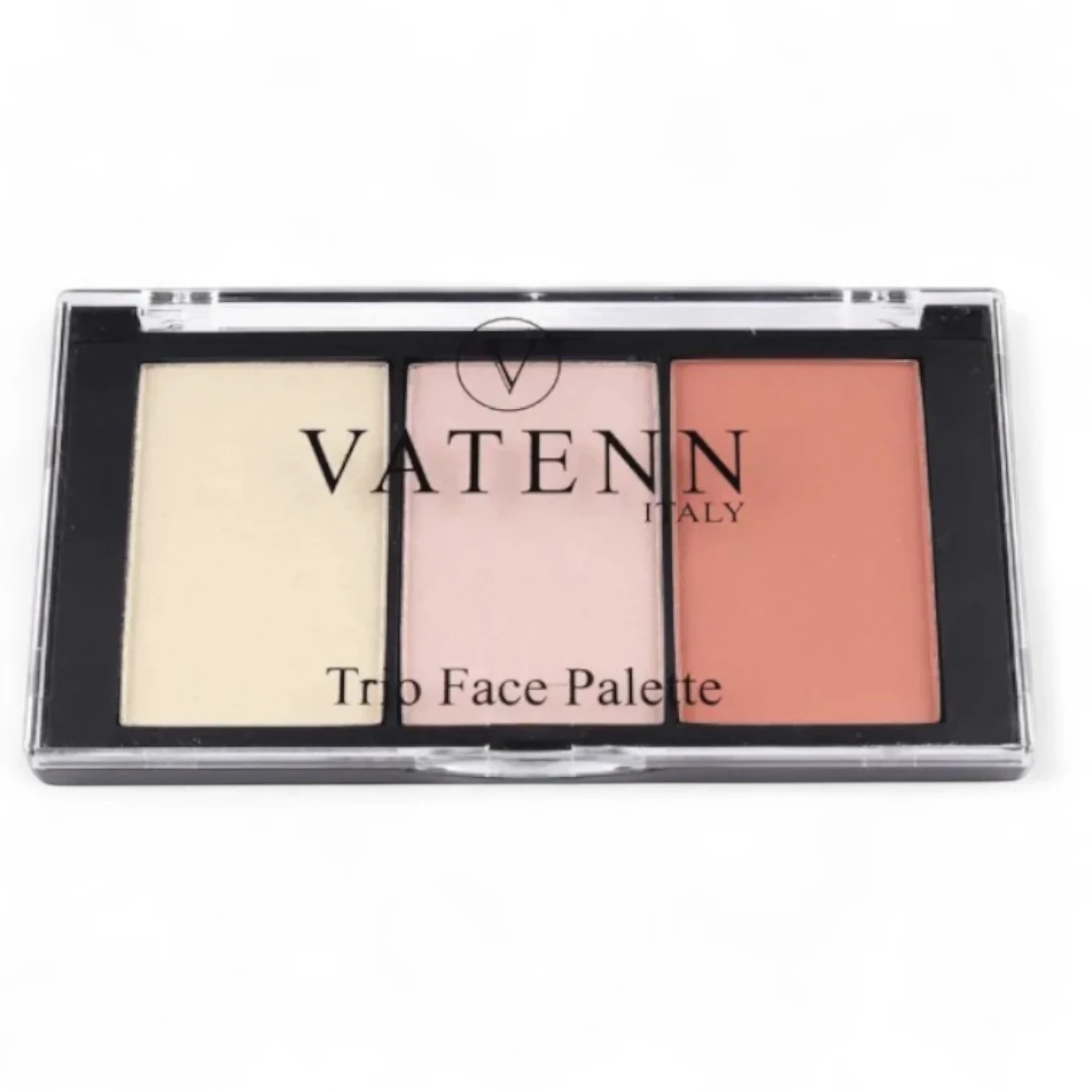 Vatenn Italy Trio Face Palette TFP804 Star Dust | Highlighter, Blush & Contour | Travel-Friendly Face Makeup Palette Made in Italy - Damoo