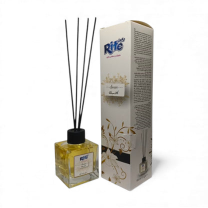 Rite Classic Reed Diffuser – Hotel-Inspired Long-Lasting Home Fragrance in Elegant Glass Bottle – 50ml Room Freshener - Damoo