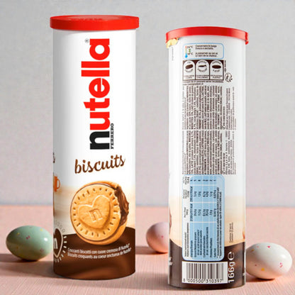 Nutella Chocolate Biscuits 12 Pieces – Crunchy Golden Biscuits with Creamy Nutella Filling - Damoo