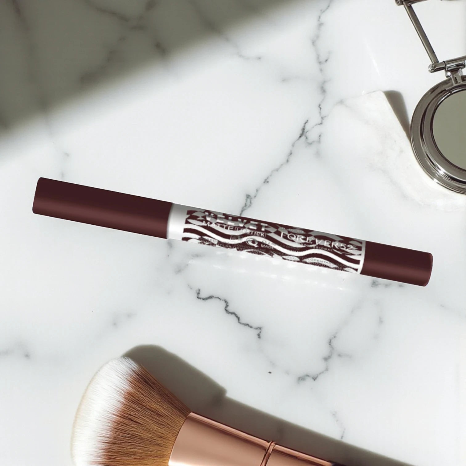 Forever52 Velvet Matte Lipstick – Bombacious (FT013) | Long-Wear, Hydrating, Highly Pigmented Lip Crayon with Light-Reflecting Pigments | Comfortable, Non-Drying Matte Finish - Damoo