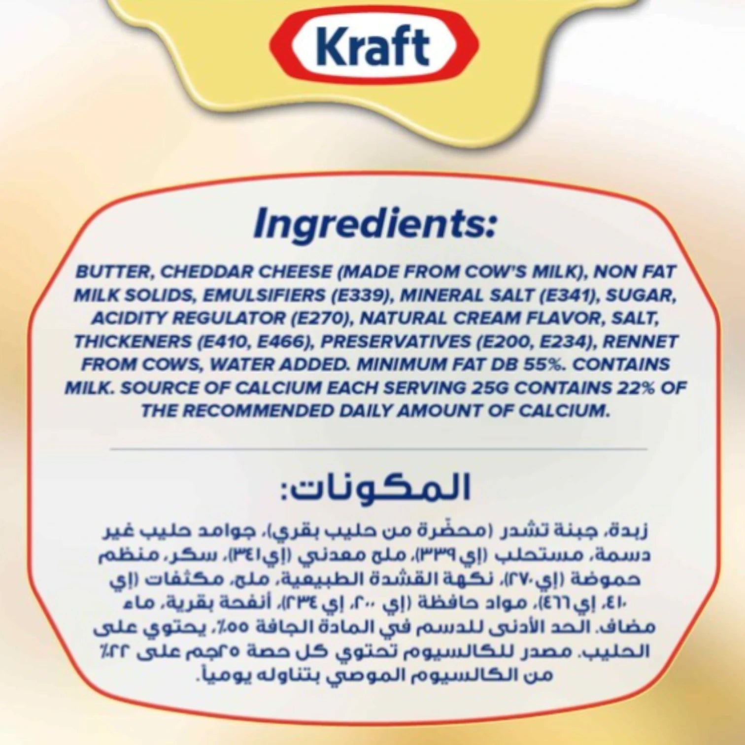 Kraft Cheddar Cheese Spread Jar – 480g | Smooth, Creamy Texture with Real Cow’s Milk Cheddar | Source of Calcium | Ideal for Sandwiches, Snacks & Dips - Damoo