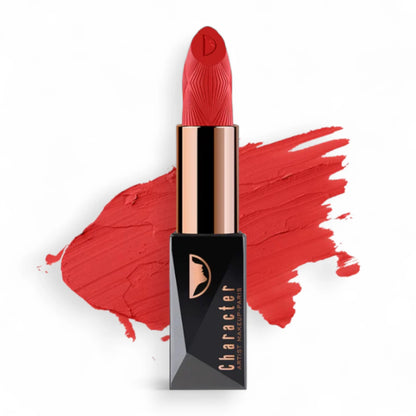 Character Cosmetics My Style Lipstick - Strawberry (STL014) | Creamy Matte, Smudge-Proof, Hydrating, Long-Lasting Bold Lip Color - Damoo