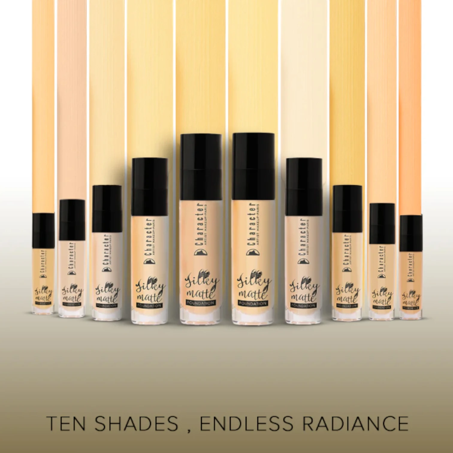 Character Silky Matte Foundation - Haifa (SMF002) | Water-Based, Oil-Free, 86% Skincare Formula, Long-Lasting 8-Hour Coverage, Hydrating & Anti-Inflammatory - Damoo