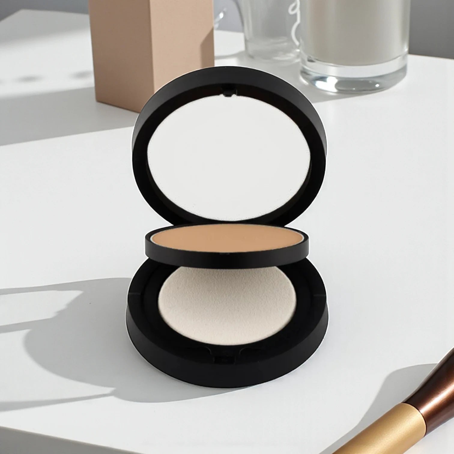 Character Micro Silk Powder CMP006 – Full Coverage, Long-Lasting Matte Finish, Lightweight, Easy-to-Blend Compact Powder for Flawless Skin, Sets Makeup & Reduces Shine - Damoo