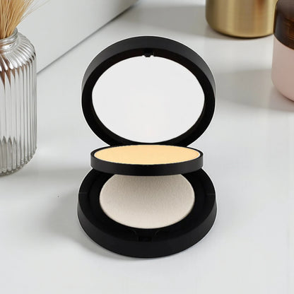 Character Micro Silk Powder CMP001 – Full Coverage, Long-Lasting Matte Finish, Lightweight, Easy-to-Blend Compact Powder for Flawless Skin, Sets Makeup & Reduces Shine - Damoo