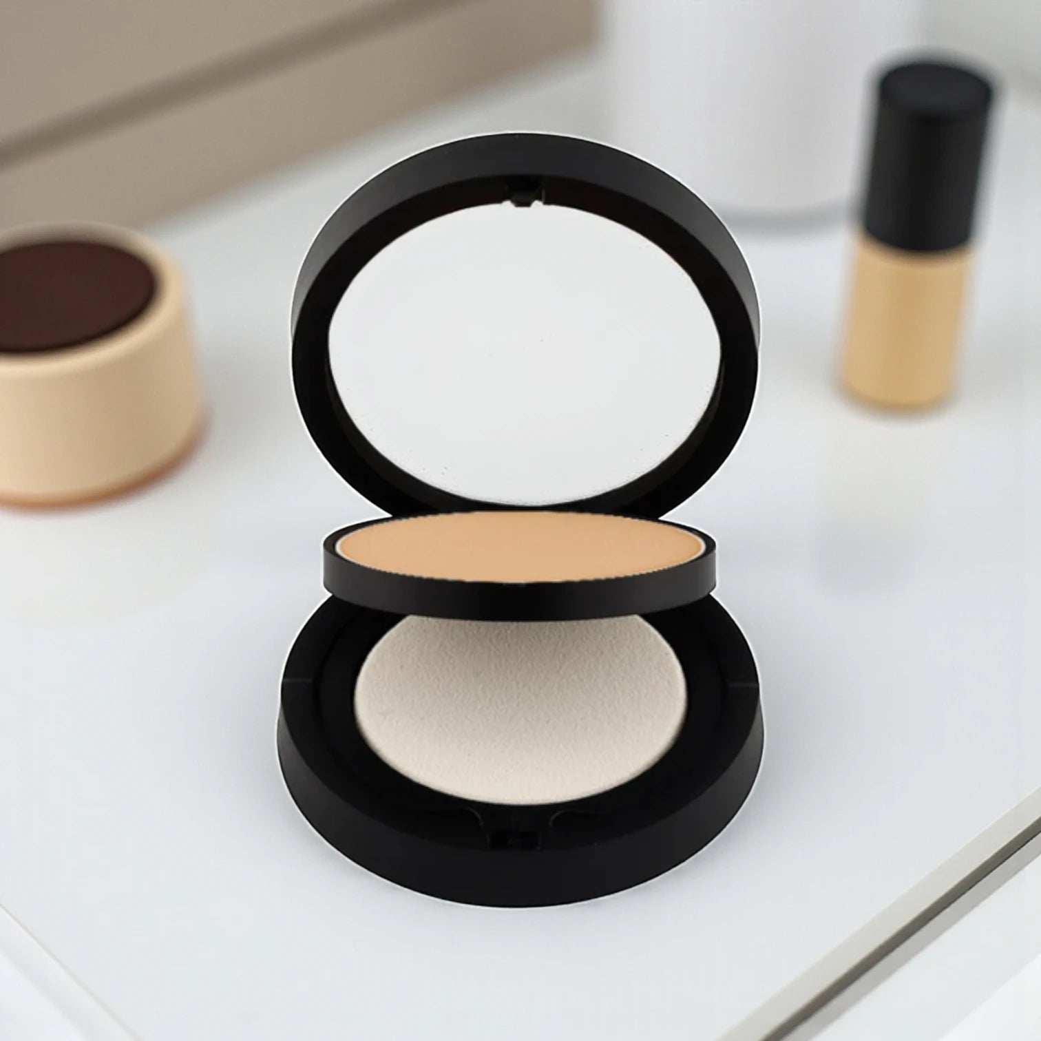 CHARACTER Micro Silk Powder CMP002 – Silky Matte Finish, Full Coverage, Lightweight & Long-Lasting Compact Powder for Smooth, Shine-Free Skin - Damoo