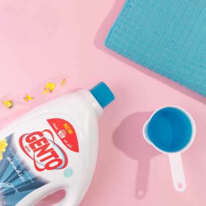 Gento Liquid Laundry Det Power Gel – Floral 3 Ltr – Maximum Cleaning & Gentle Fabric Care - Damoo