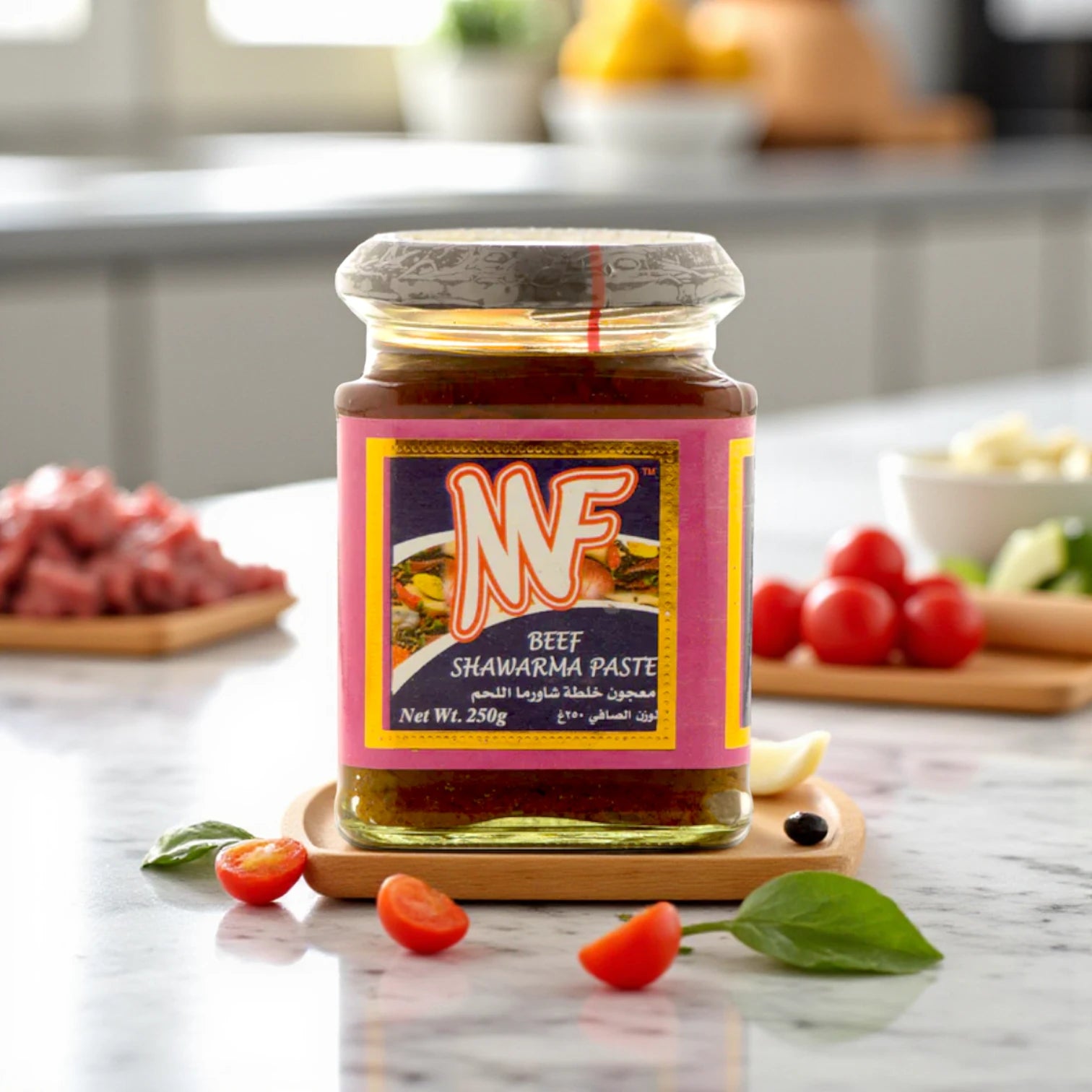 MF Beef Shawarma Spice Paste – 250g | Authentic Middle Eastern Marinade for Shawarma, BBQ & Grilled Dishes | Halal & Vegetarian-Friendly - Damoo