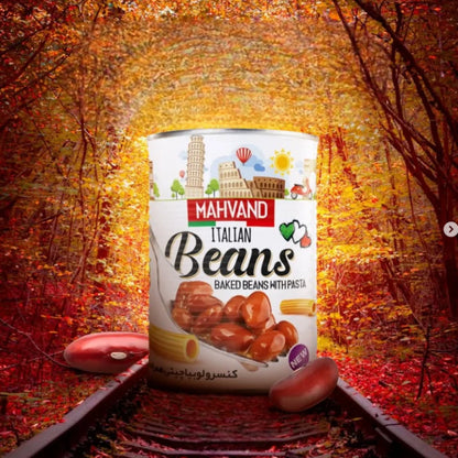 Mahvand Baked Beans with Pasta – Ready-to-Eat Savory Meal | With Chickpeas, Tomato Sauce & Aromatic Herbs - Damoo