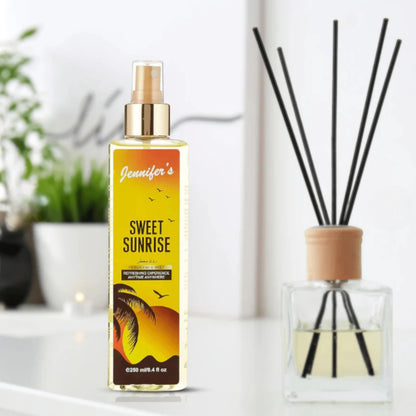 Jennifer’s Sweet Sunrise Fragrance Mist 250 ml – Gentle on Skin, Long-Lasting Citrus & Floral Scent, Refreshing Mist for Anytime, Anywhere - Damoo