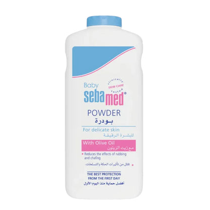 Sebamed Baby Powder 200g – With Olive Oil | Gentle Protection for Delicate Skin | Reduces Rubbing & Chafing - Damoo
