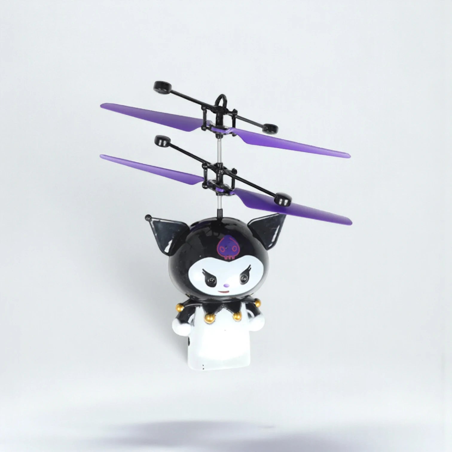 Kuromi Voladora Sensorial Superhero Flying Helicopter Toy | USB Rechargeable Induction Suspension Aircraft | Avengers Characters | Fun Gift for Kids 6+