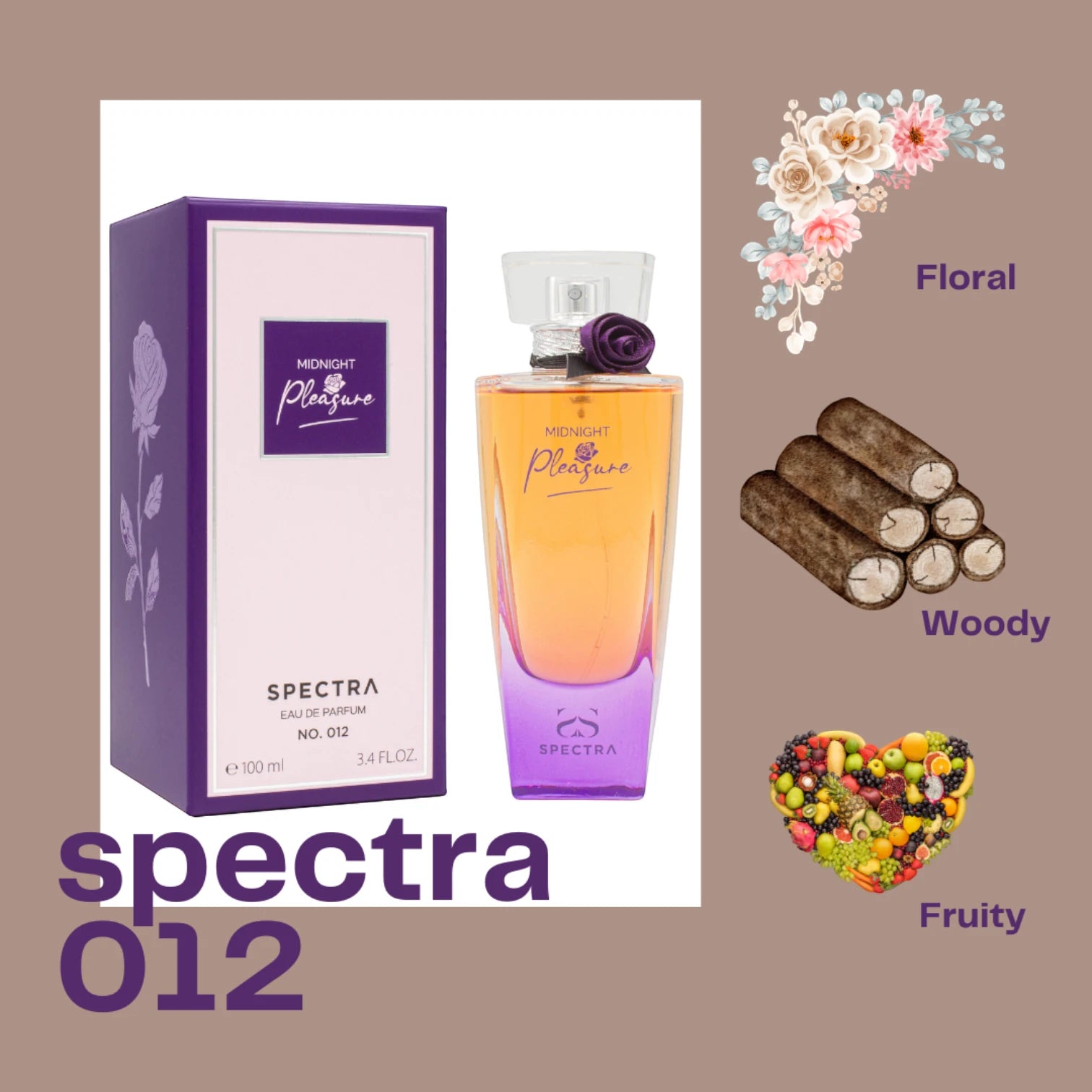 عطر ميدنايت بليجر سبيكترا أو دو برفيوم للنساء - ١٠٠ مل | عطر زهري خشبي مسك يدوم طويلًا | عطر ليلي أنيق للربيع والمناسبات الخاصة