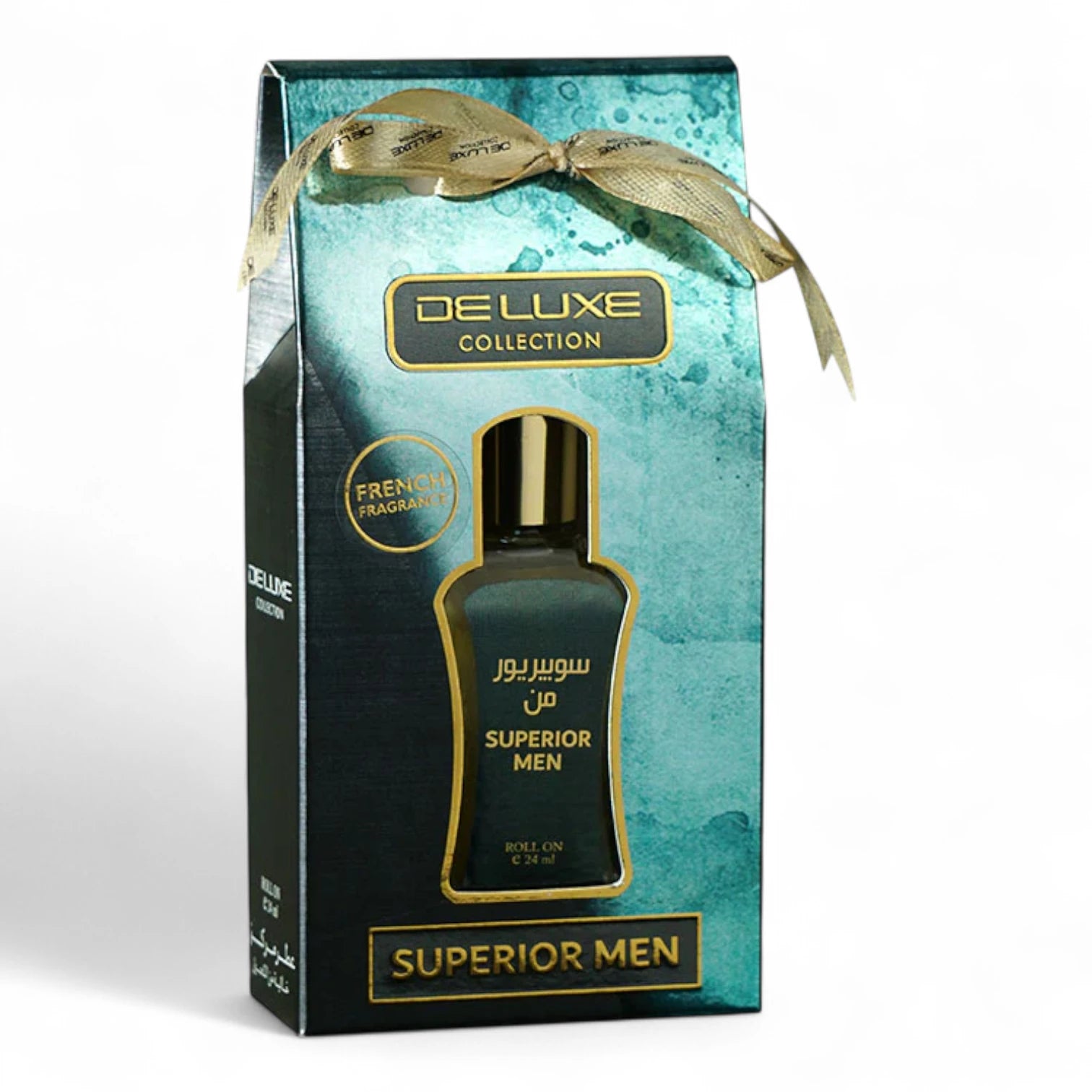 Superior Men Roll-On Attar 24ml – Premium Oriental Concentrated Perfume Oil with Green, Citrus, Floral & Woody Notes | Long-Lasting Musky Fragrance for Men - Damoo