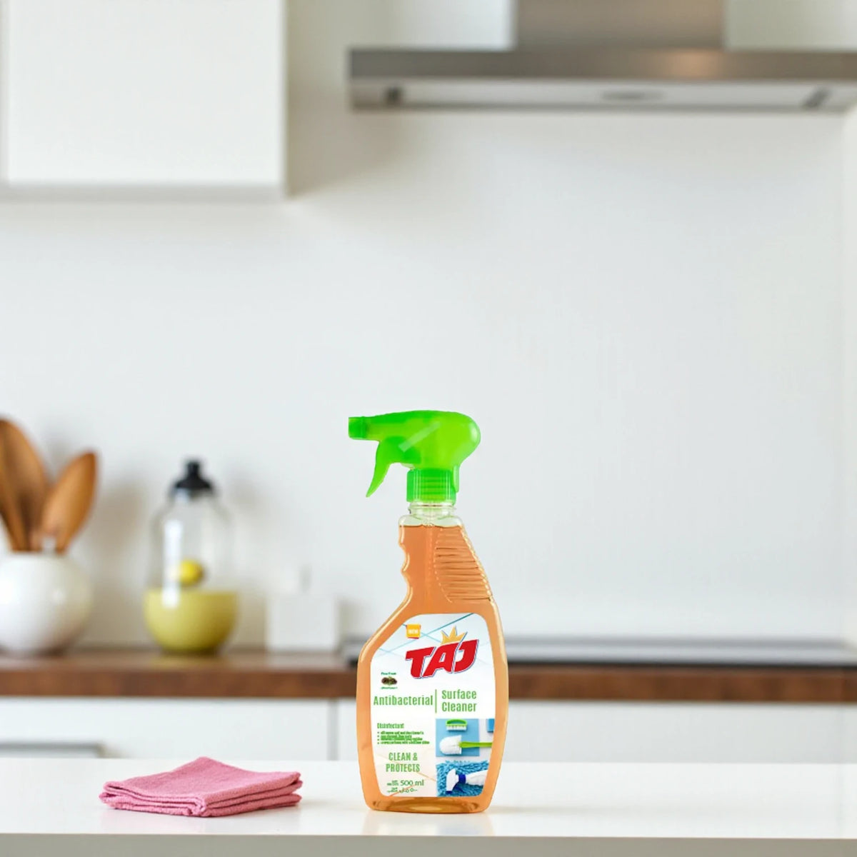 Taj Surface Disinfectant Spray – 2 x 500ml | Kills 99.9% Germs | Multipurpose Surface Cleaner | Fresh & Hygienic Protection - Damoo
