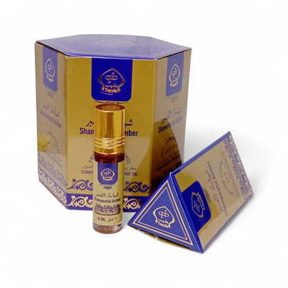 Tayyib Shamamatul Amber Attar – Non-Alcoholic Natural Fragrance | Long-Lasting & Elegant Scent - Damoo