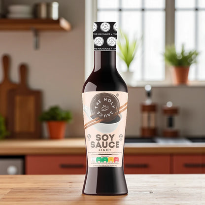 The Holy Sauce Light Soy Sauce – 280g | Naturally Brewed, No MSG | Mild, Savory Flavor for Everyday Cooking, Stir-Fries & Marinades - Damoo