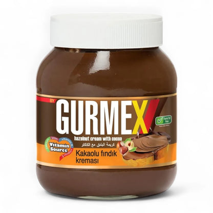 Gurmex Hazelnut Cream with Cocoa – Smooth & Creamy Chocolate Spread | Kid-Friendly, Vegetarian, Premium Quality - Damoo