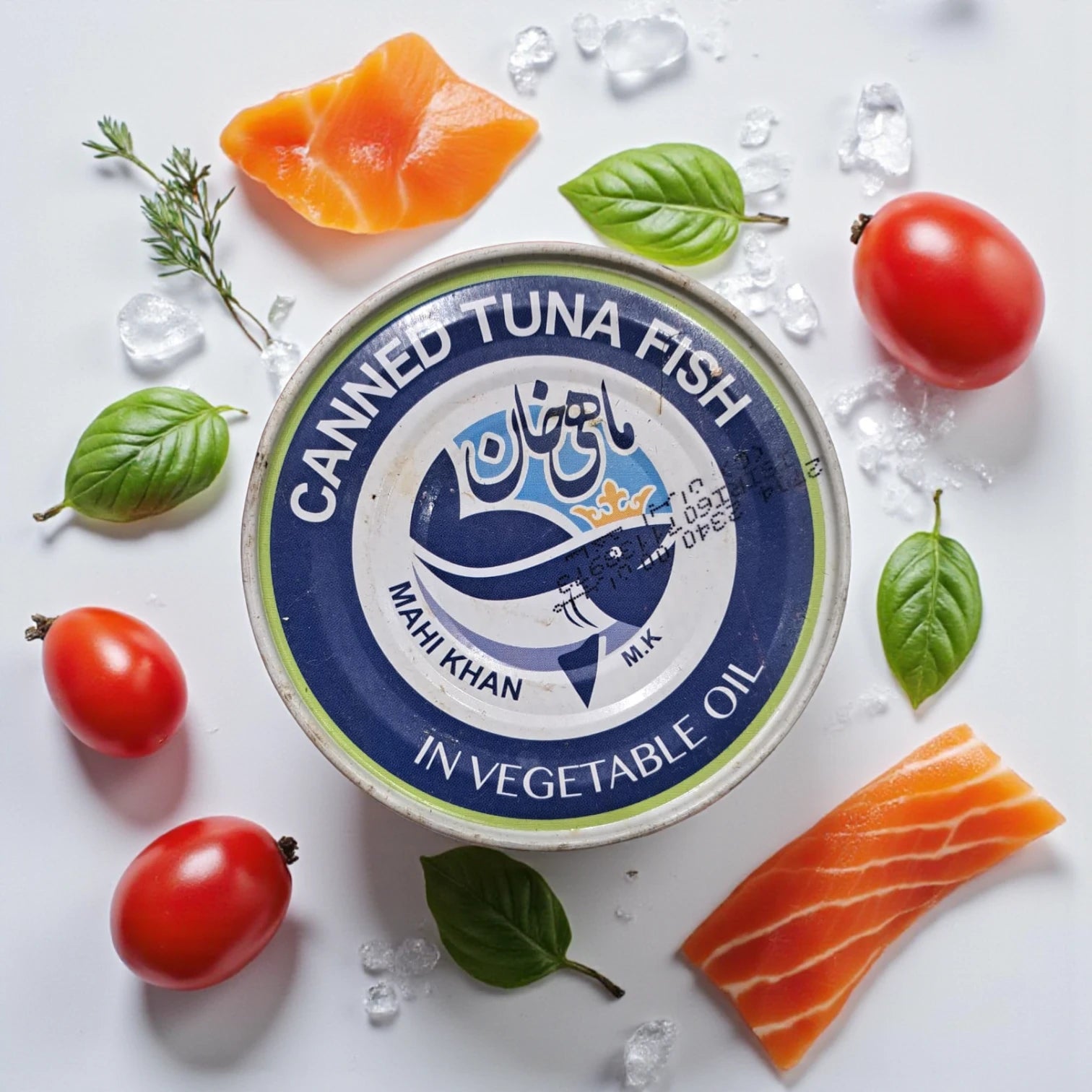 Mahi Khan Canned Tuna Fish Meat in Vegetable Oil – 180g | Premium Skipjack & Yellowfin Tuna, Tender Texture, Rich Flavor for Quick & Nutritious Meals - Damoo