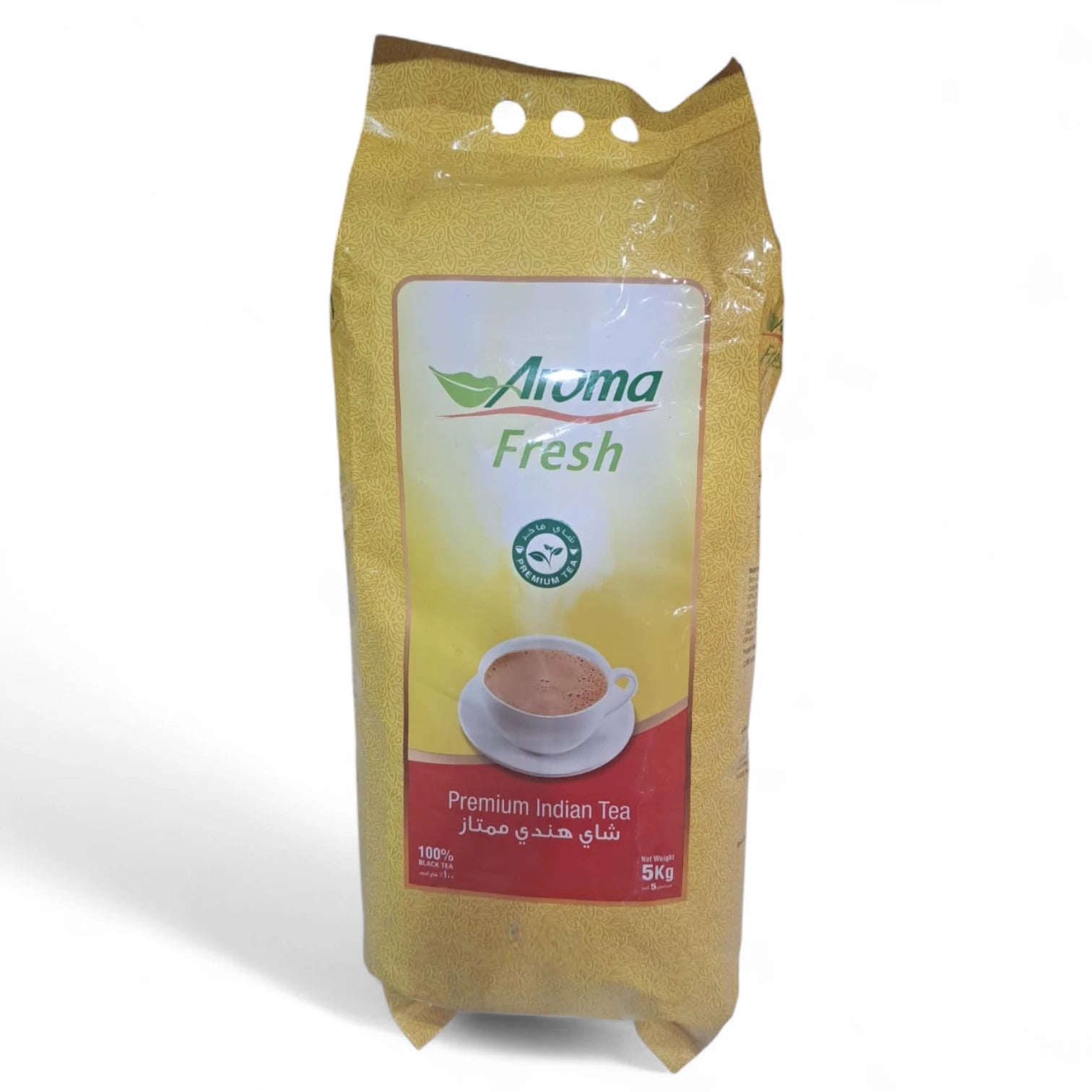 Aroma Fresh Premium Indian Tea Powder – 5kg Bag | 100% Pure Black Tea | Strong & Fragrant Chai Blend for Home, Cafes, and Catering Use | Ideal for Traditional Indian Masala Chai - Damoo