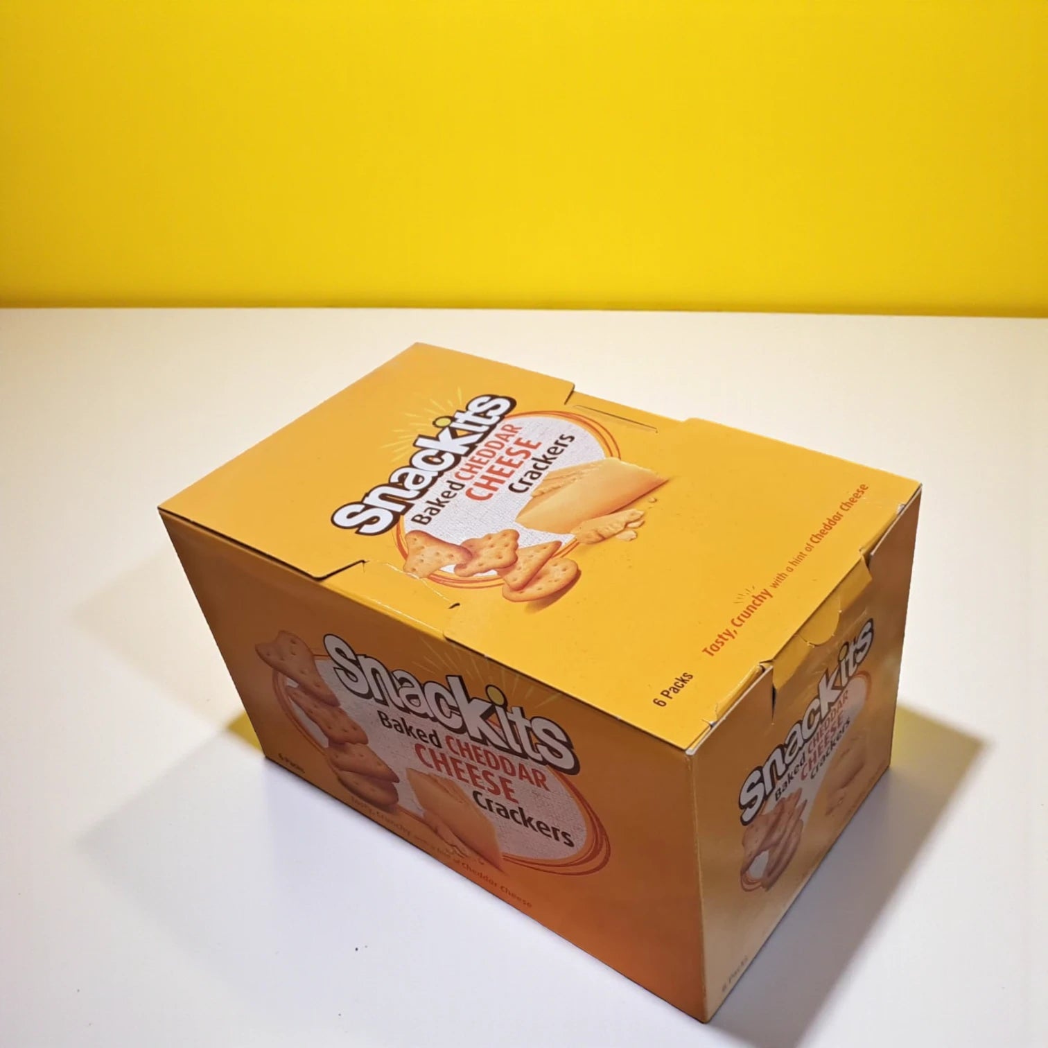 Cheese-Flavored Snacks (6 Packs) | Savory, Oven-Baked, Delicious Snack Bites for Anytime Munching - Damoo