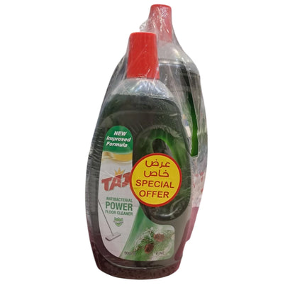 Taj Antibacterial Power Floor Cleaner Pine – 3L + 900ml Value Pack | Germ Protection | Special Offer - Damoo