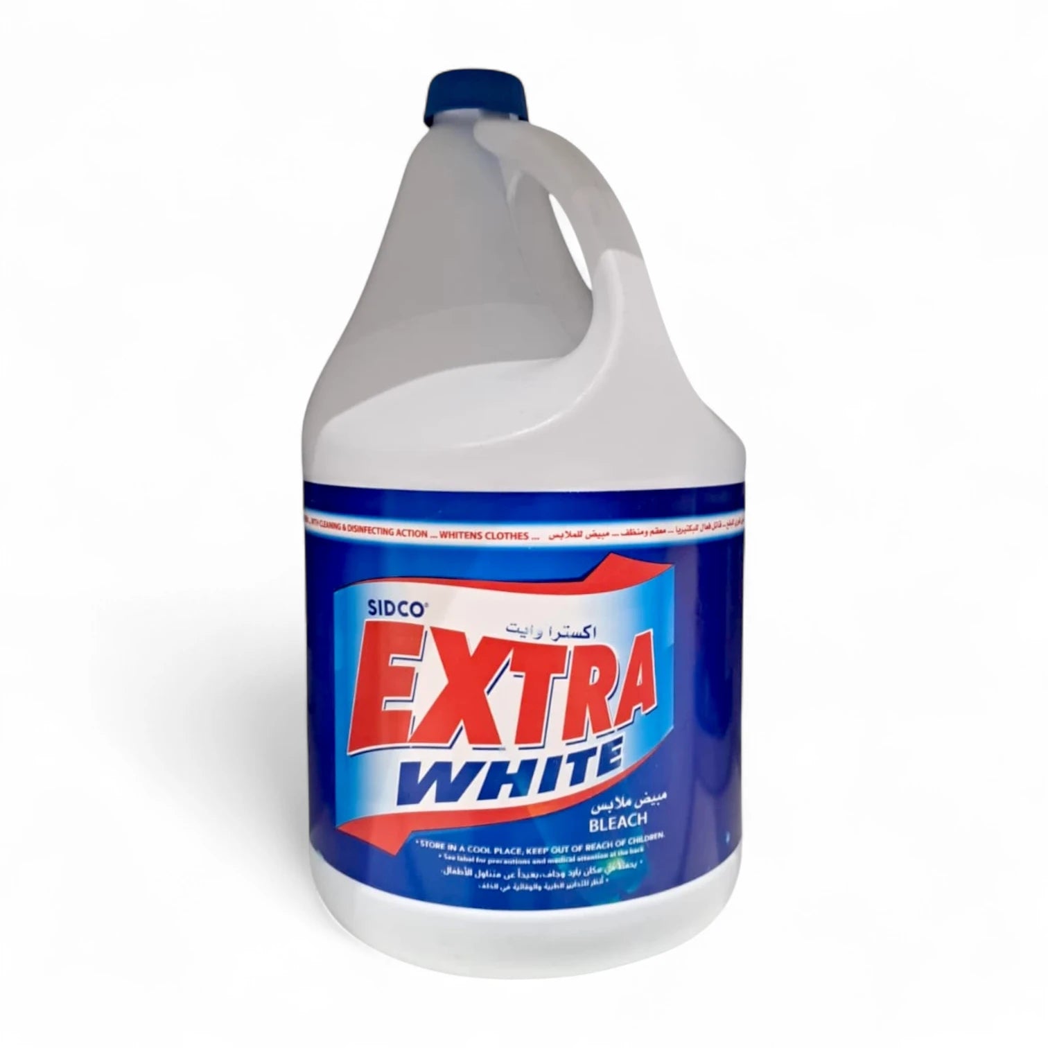 EXTRA WHITE Bleach – 3.78L Multi-Purpose Cleaner & Disinfectant – Stain Remover, Deodorizer & Laundry Whitener