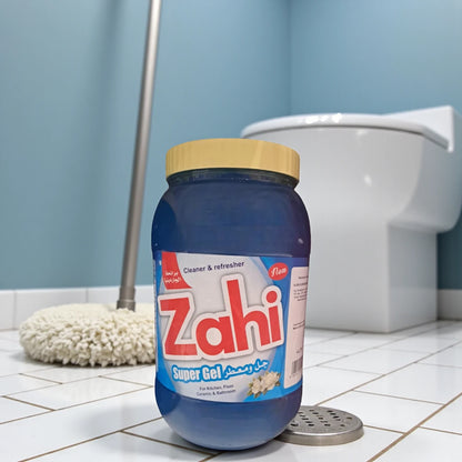 Zahi Super Gel Cleaner & Refresher – Jasmine Scent, 4 Liters – Multi-Surface Cleaning Gel for Kitchen, Floor, Ceramic & Bathroom