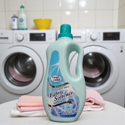 Cool & Cool Fabric Softener Aqua Fresh 1.2 Liter – Long-Lasting Freshness & Softness for Clothes - Damoo