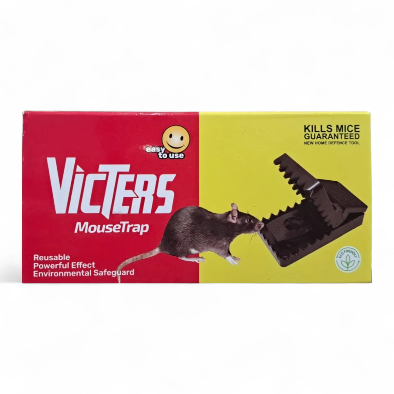 Victers Reusable Mousetrap – Powerful, Durable & Eco-Friendly Mouse Control | Easy-to-Use, Safe & Hygienic Pest Solution for Homes & Offices - Damoo