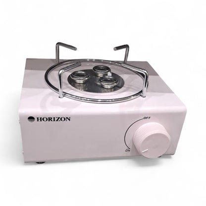 Horizon Portable Gas Stove H24722 – Compact Mini Butane Camping Stove – Lightweight, Quick Ignite & Easy to Carry – Ideal for Outdoor Cooking, Hiking, Travel & Emergency Use