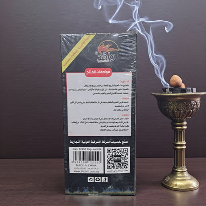 Waqed Multi Colors Quick Light Charcoal – 36 Round Tablets | 40×16mm Long Lasting Incense & Bakhoor Charcoal