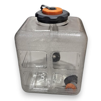 12L Portable Camping Water Jug with Spigot – BPA Free Thickened Water Container, Leak-Proof Storage Tank with Electric Pump Compatibility - Damoo