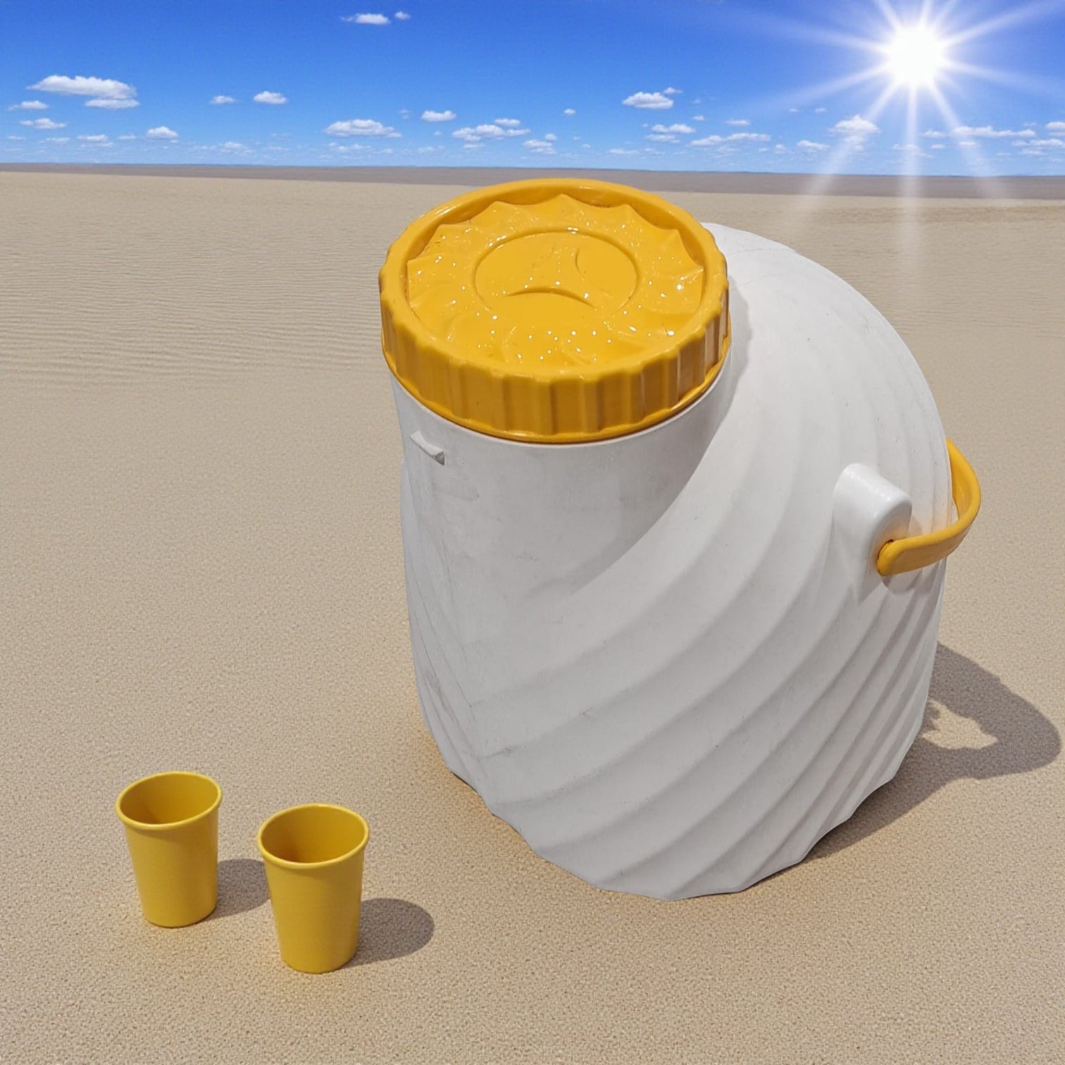 15L Portable Water Cooler Container – Heavy-Duty Insulated Beverage Carrier with Leak-Proof Lid and Easy Carry Handle for Camping, Picnics & Outdoor Use - Damoo