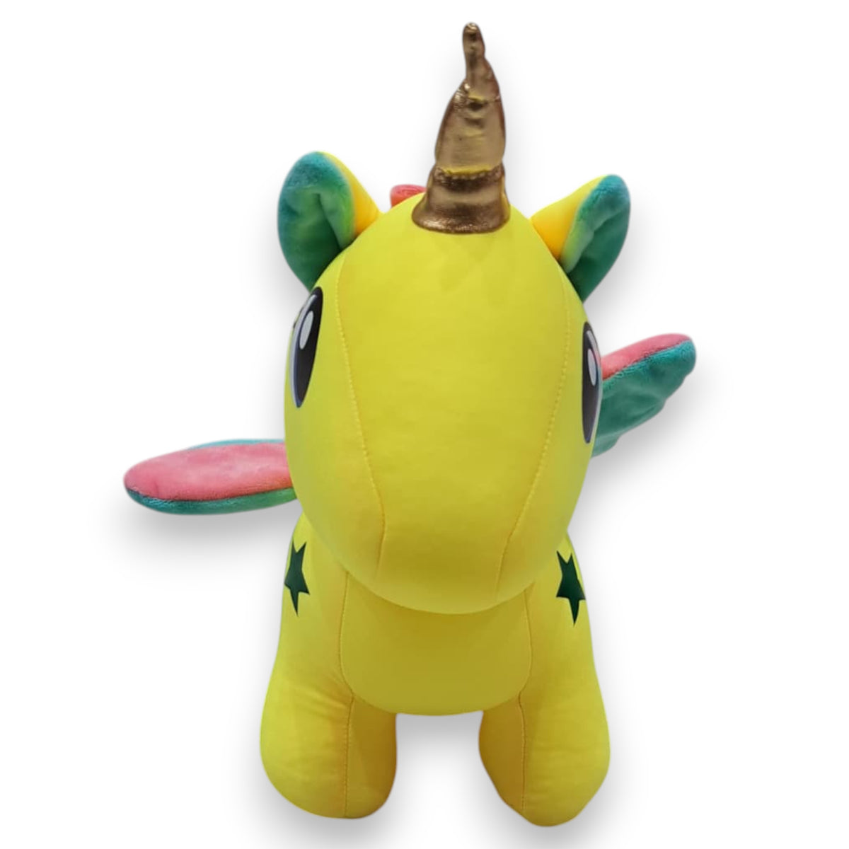 Soft Beans Unicorn Character Plush Toy – Colorful Winged Unicorn Stuffed Animal with Golden Horn for Kids – Soft, Cuddly & Perfect Gift for 3+ Years - Damoo