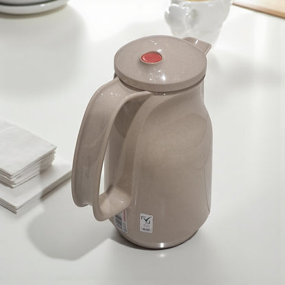 Rotpunkt 1.0L Thermos – German-Made Vacuum Flask for Coffee & Tea, 36H Heat Retention, BPA-Free Double-Walled Design, Spill-Proof Lid & Ergonomic Handle for Home, Office, or Outdoor Use - Damoo