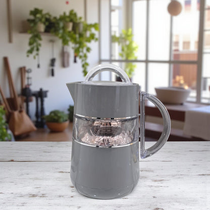 PARATI Premium Plastic Jug DX01L-62 – Stylish Transparent Water Pitcher with Lid & Handle | BPA-Free, Heat-Resistant, 1 L Capacity for Home, Kitchen & Office Use - Damoo