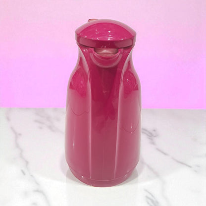 Magenta Insulated Thermos Jug 1.0L – Elegant Double-Wall Vacuum Flask with Secure Lid, Long Heat & Cold Retention, and Comfortable Handle for Home or Office Use - Damoo