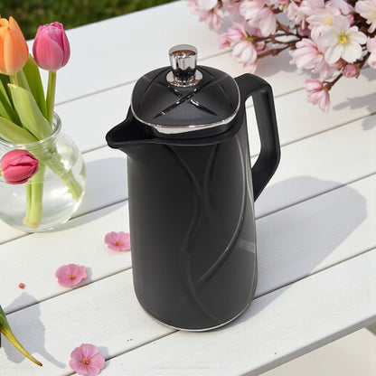 Regal 1.0L Vacuum Flask – Premium Double-Wall Insulated Thermos with Elegant Chrome Lid, Easy-Pour Spout, and Ergonomic Handle | Keeps Drinks Hot & Cold for Hours | Taste of Life Series