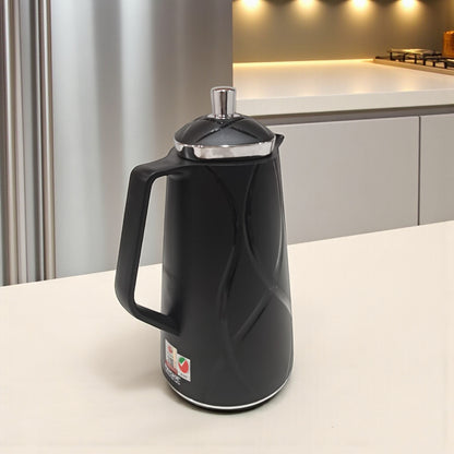 Regal 1.0L Vacuum Flask – Premium Double-Wall Insulated Thermos with Elegant Chrome Lid, Easy-Pour Spout, and Ergonomic Handle | Keeps Drinks Hot & Cold for Hours | Taste of Life Series