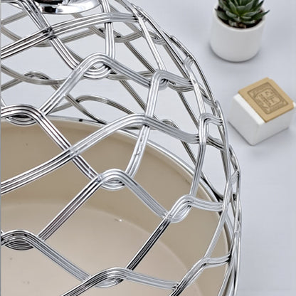 Elegant Decorative Pineapple Jar with Metallic Lid – Modern Home Décor Centerpiece for Table, Living Room, or Entryway – Luxury Art Piece with Contemporary Design - Damoo
