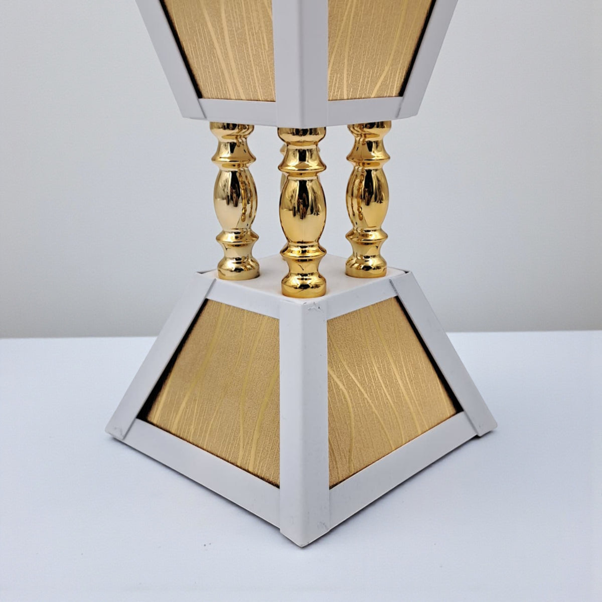 Luxury Gold & Silver Bakhoor Burner – Modern Dual-Tone Arabic Mabkhara | Aluminum Alloy Incense Holder for Oud, Bukhoor & Home Décor