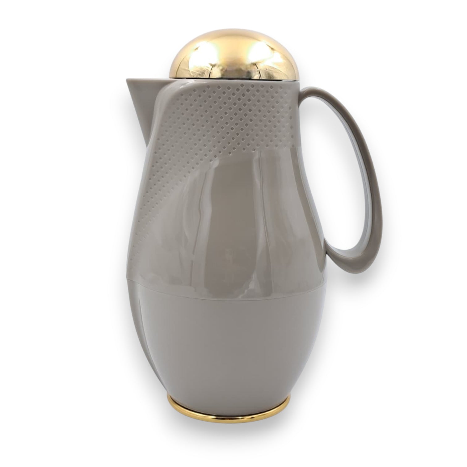 Regal Luxury Thermos Flask 1 Liter | Premium Insulated Hot & Cold Beverage Server with Gold Finish Lid | Elegant Double Wall Vacuum Jug