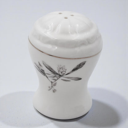 Solecasa Porcelain Salt & Pepper Shaker Set – Elegant Modern Bone China with Floral Design | Decorative Tabletop Seasoning Set