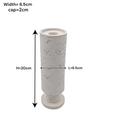 Modern Tall Decorative Arabic Bakhoor Incense Burner Stand with Textured Finish – Minimal Home Décor Oud & Incense Holder - Damoo