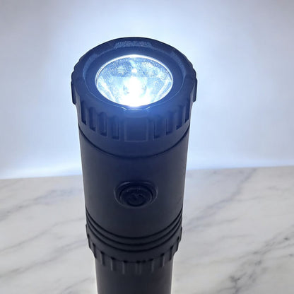 Precision Jet Flame Torch Lighter with LED Flashlight – Refillable Butane Pencil Torch, Windproof Strong Flame, Portable Multi-Purpose Lighter for Outdoor, Emergency & Utility Use - Damoo