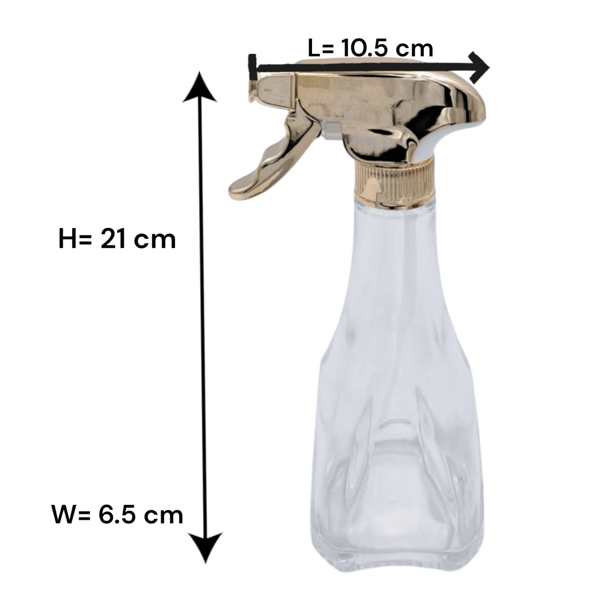 Multi-Purpose Oil Sprayer Bottle for Cooking, Air Fryer & BBQ with Adjustable Spray Nozzle, Trigger Pump & Leak-Resistant Design (21H x 10.5L × 6.5W CM) - Damoo