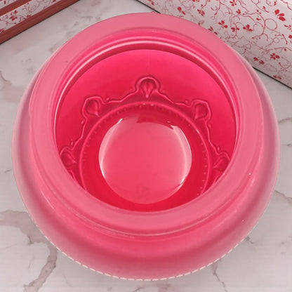 Decorative Bukhoor Incense Storage Jar with Lid, Reusable Home Fragrance Container for Oud, Bakhoor & Aromatic Resins (6H x 7L x 7W CM) - Damoo